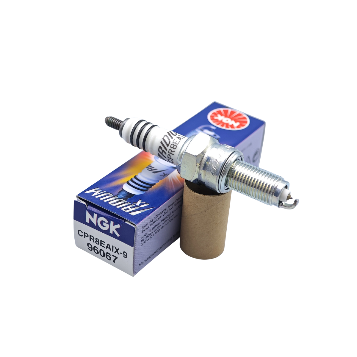 Vela Ignição Ngk Iridium Cpr8eaix9 CB 500 NXR 150 BROS CG 125 NXR 125 BROS KX 450 CG 150 KLX 450 NOVO - Imagem 2