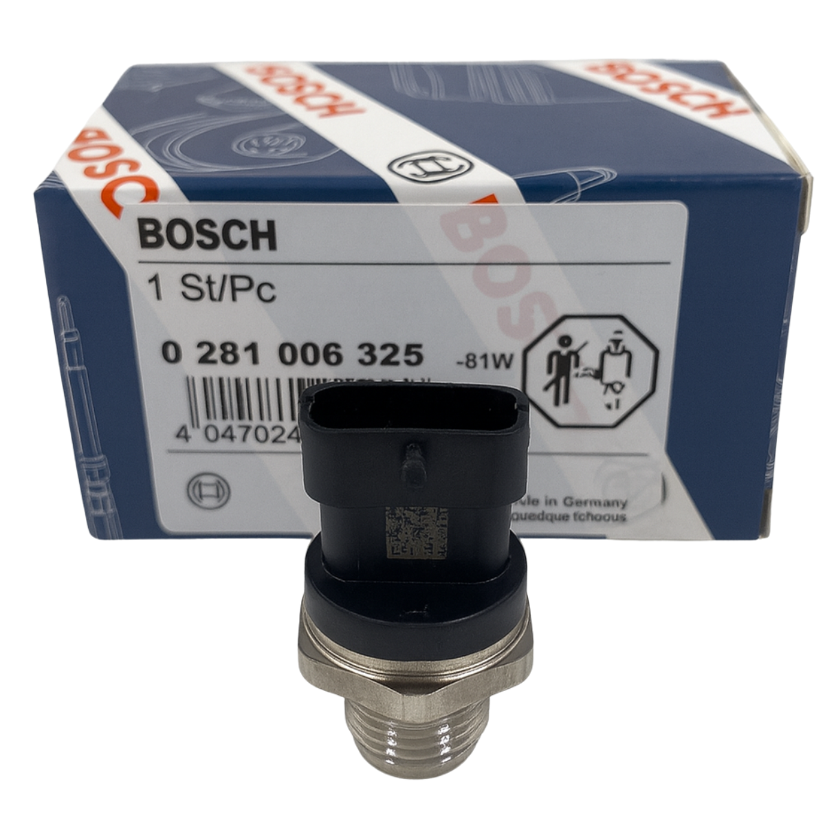 Sensor Flauta Rail 0281006325 Constellation Ford F250 Mercedes Benz C 1317 C 1517 C 1717 C 1317 C 1517 Volkswagen CONSTELLATION Iveco EUROCARGO Novo - Imagem 6