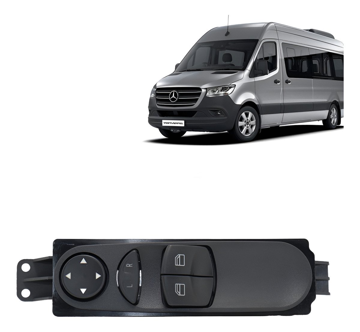Comando Do Vidro Elétrico Sprinter 311 313 415 515 Cdi - Imagem 6