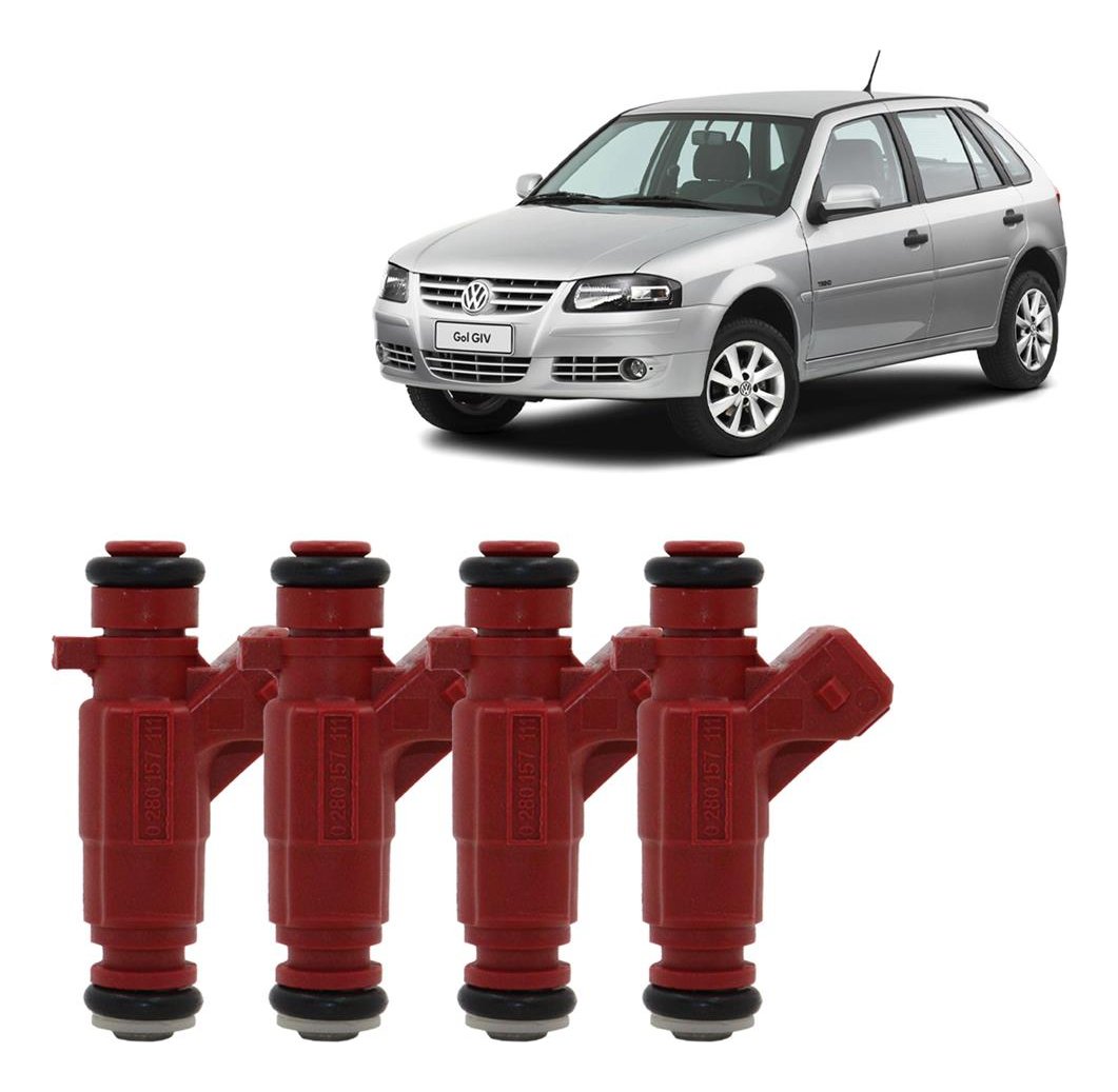 Kit 4 Bico Injetor Fox 2011 0280157111 Original - Imagem 4