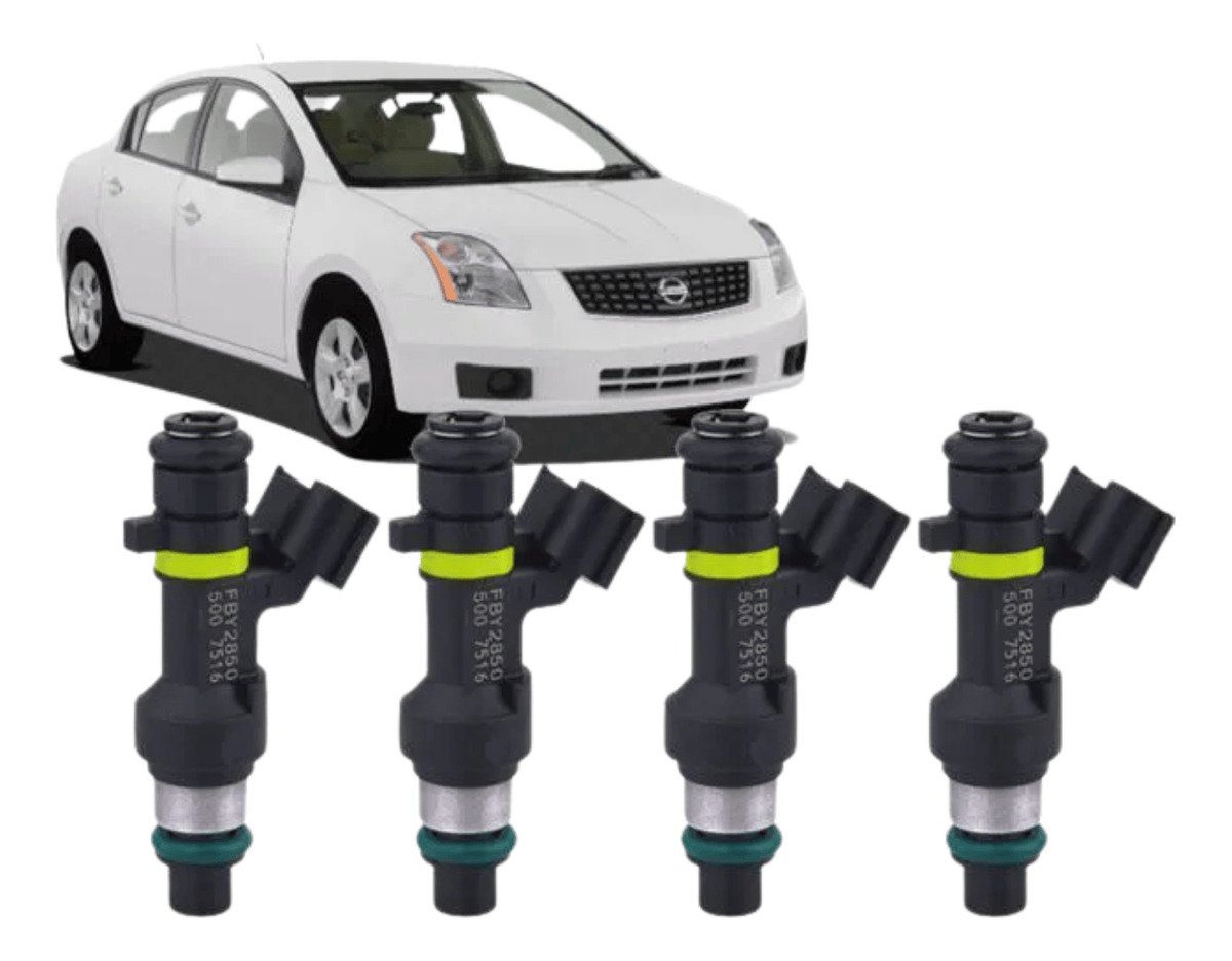 Kit 4 Bico Injetor Sentra Tiida 2007 FBY2850 NOVO - Imagem 4