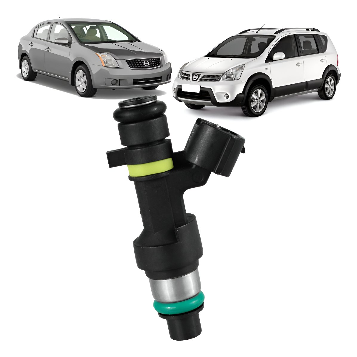 Kit 4 Bico Injetor Sentra Tiida 2007 FBY2850 NOVO - Imagem 5