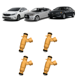 Kit 4 Bico Injetor Hyundai Veloster Elantra Kia Cerato 353102B020 S07416346 Novo