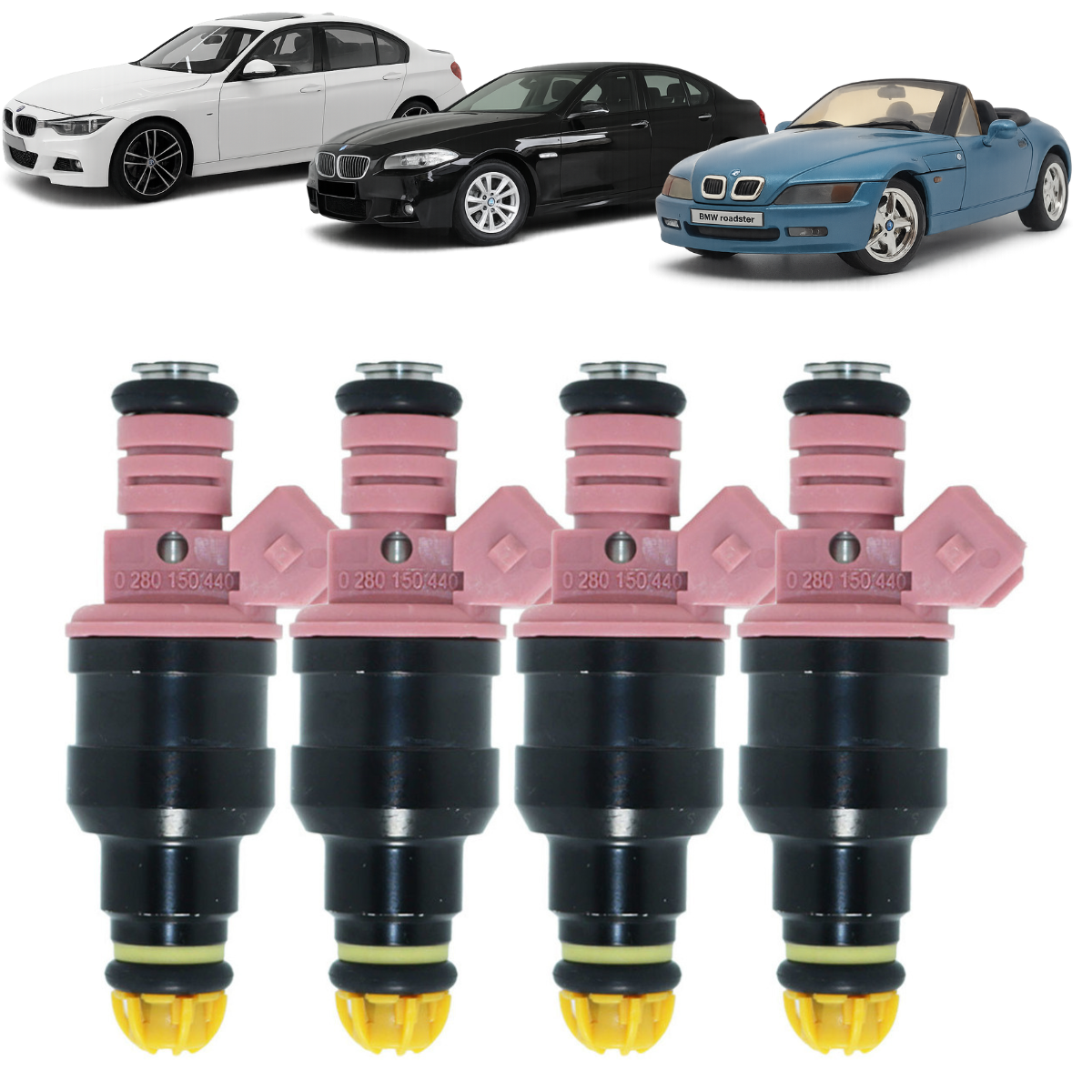 Kit 4 Bico Injetor Bmw Z3 328i M3 528i Touring 0280150440 Novo