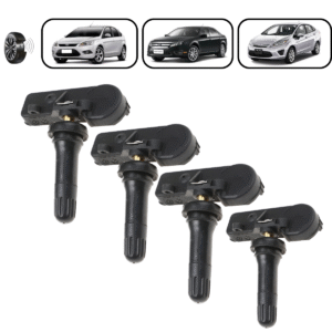 Kit 4 Sensores TPMS DE8T1A180AA Ford Fusion Edge Focus Explorer New Fiesta Transit Mustang  F150 F250 F350 F450 DE8T1A180AA
