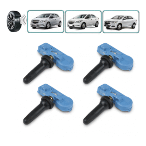 Kit 4 Sensores TPMS Chevrolet Malibu Onix Cruze Prisma Cobalt S10 Trailblazer 13581561