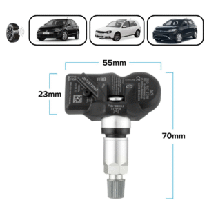 Sensor Pressão Pneu Tpms 5Q0907275B Volkswagen Polo Amarok Touareg Tiguan TCross Audi A4 A5 Q3 Novo
