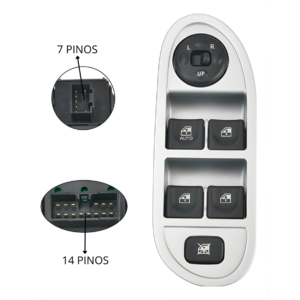 Botão Interruptor 3750310U8160 JAC J3 2010 2011 2012 2013 Novo