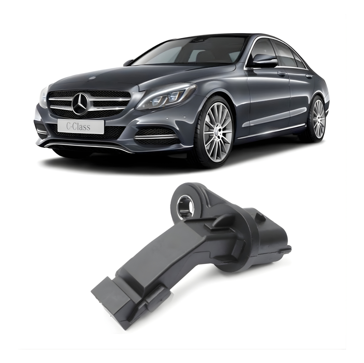 Sensor Posição Do Virabrequim A2709050600 MercedesBenza C180 C200 C250 C300 CLA 45 AMG CLA 250 E300 GLA 45 AMG GLA 250 GLC 300 GLC 350e Novo