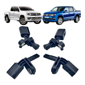 Kit 4 Sensor Freio ABS WHT003856 WHT003857 2H0927807A 2H0927808A Amarok 2010 2011 2012 2013 2014 2015 2016 2017 2018 Novo