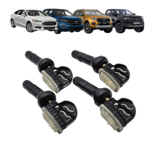 Kit 4 Sensores TPMS Pneu HC3Z1A189F HC3Z1A189A HC3T1A180BD Ford Edge Fusion Ranger Novo